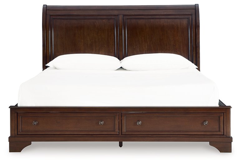 Trellington Sleigh Storage Bed - Holmwood's Furniture & Design Center (Somersworth, NH)