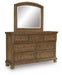 Feddinger Dresser and Mirror - Holmwood's Furniture & Design Center (Somersworth, NH)