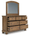 Feddinger Dresser and Mirror - Holmwood's Furniture & Design Center (Somersworth, NH)