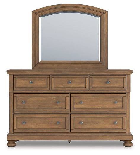 Feddinger Dresser and Mirror - Holmwood's Furniture & Design Center (Somersworth, NH)