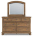 Feddinger Dresser and Mirror - Holmwood's Furniture & Design Center (Somersworth, NH)