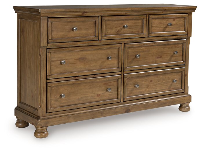 Feddinger Dresser and Mirror - Holmwood's Furniture & Design Center (Somersworth, NH)