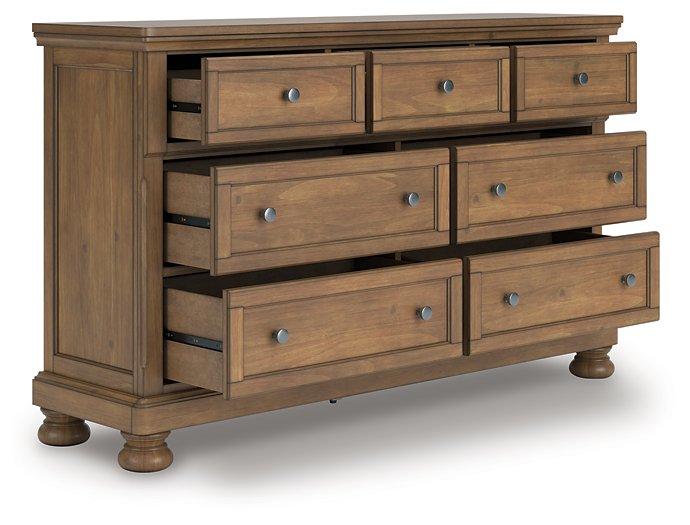 Feddinger Dresser and Mirror - Holmwood's Furniture & Design Center (Somersworth, NH)