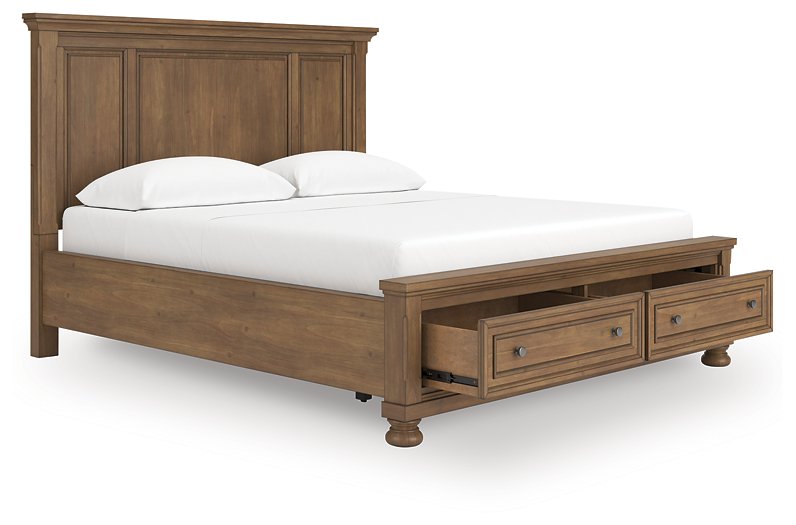 Feddinger Panel Storage Bed - Holmwood's Furniture & Design Center (Somersworth, NH)