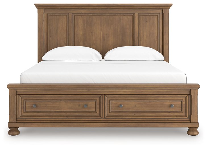 Feddinger Panel Storage Bed - Holmwood's Furniture & Design Center (Somersworth, NH)