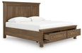 Feddinger Panel Storage Bed - Holmwood's Furniture & Design Center (Somersworth, NH)
