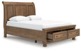 Feddinger Panel Storage Bed - Holmwood's Furniture & Design Center (Somersworth, NH)