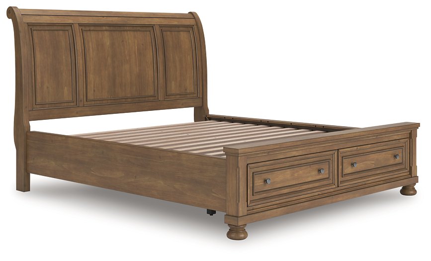 Feddinger Panel Storage Bed - Holmwood's Furniture & Design Center (Somersworth, NH)