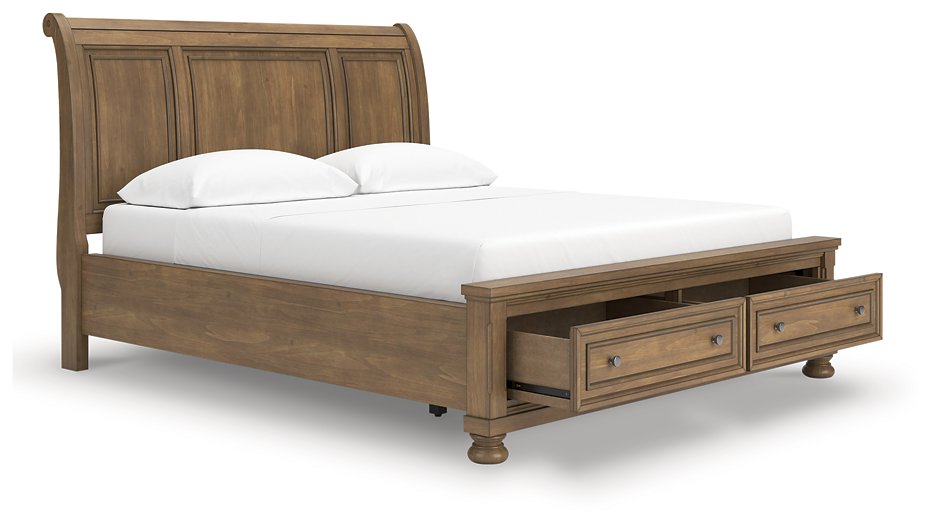 Feddinger Panel Storage Bed - Holmwood's Furniture & Design Center (Somersworth, NH)
