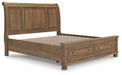 Feddinger Panel Storage Bed - Holmwood's Furniture & Design Center (Somersworth, NH)