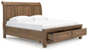 Feddinger Panel Storage Bed - Holmwood's Furniture & Design Center (Somersworth, NH)