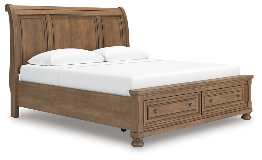 Feddinger Panel Storage Bed - Holmwood's Furniture & Design Center (Somersworth, NH)