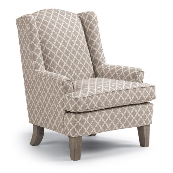 ANDREA WING CHAIR- 0170R - Holmwood's Furniture & Design Center (Somersworth, NH)
