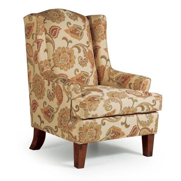 ANDREA WING CHAIR- 0170R - Holmwood's Furniture & Design Center (Somersworth, NH)