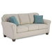ANNABEL COLLECTION STATIONARY SOFA W/2 PILLOWS- S80R - Holmwood's Furniture & Design Center (Somersworth, NH)