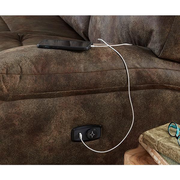 ARIAL COLLECTION POWER RECLINING CONVERSATION SOFA- U660RP4 - Holmwood's Furniture & Design Center (Somersworth, NH)