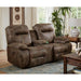 ARIAL LOVESEAT POWER HEAD TILT ROCKER CONSOLE LOVESEAT - L660RY7 - Holmwood's Furniture & Design Center (Somersworth, NH)