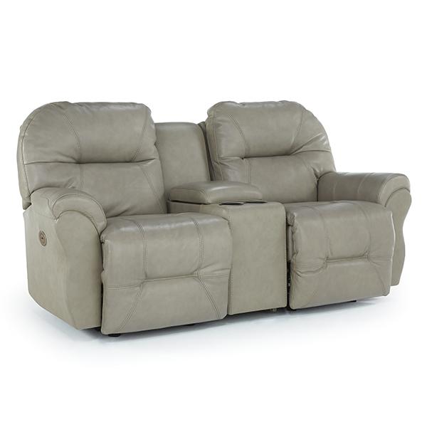 BODIE LOVESEAT LEATHER POWER SPACE SAVER CONSOLE LOVESEAT- L760CQ4 - Holmwood's Furniture & Design Center (Somersworth, NH)