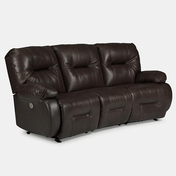 BRINLEY COLLECTION POWER HEAD TILT RECLINING CONVERSATION SOFA- U700RZ4 - Holmwood's Furniture & Design Center (Somersworth, NH)