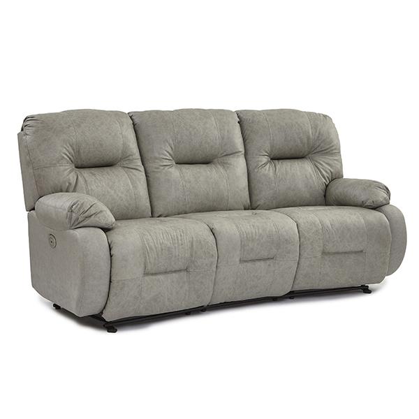 BRINLEY COLLECTION LEATHER POWER RECLINING CONVERSATION SOFA- U700CP4 - Holmwood's Furniture & Design Center (Somersworth, NH)