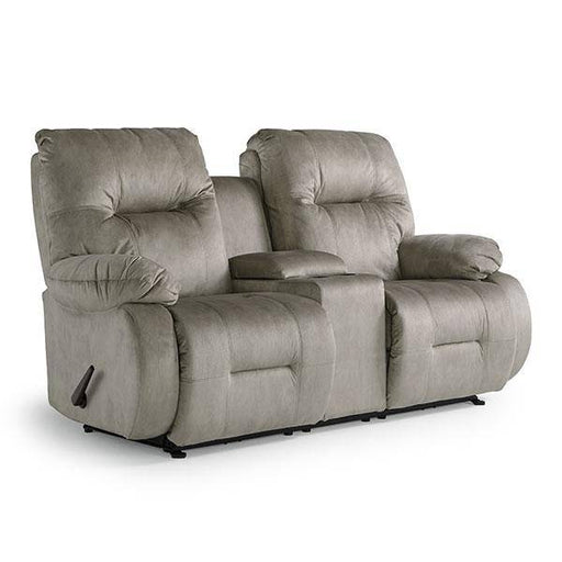 BRINLEY LOVESEAT LEATHER POWER HEAD TILT SPACE SAVER CONSOLE LOVESEAT - L700CY4 - Holmwood's Furniture & Design Center (Somersworth, NH)