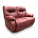 BRINLEY LOVESEAT LEATHER POWER HEAD TILT ROCKER CONSOLE LOVESEAT - L700CY7 - Holmwood's Furniture & Design Center (Somersworth, NH)