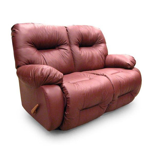 BRINLEY LOVESEAT LEATHER POWER HEAD TILT ROCKER CONSOLE LOVESEAT - L700CY7 - Holmwood's Furniture & Design Center (Somersworth, NH)