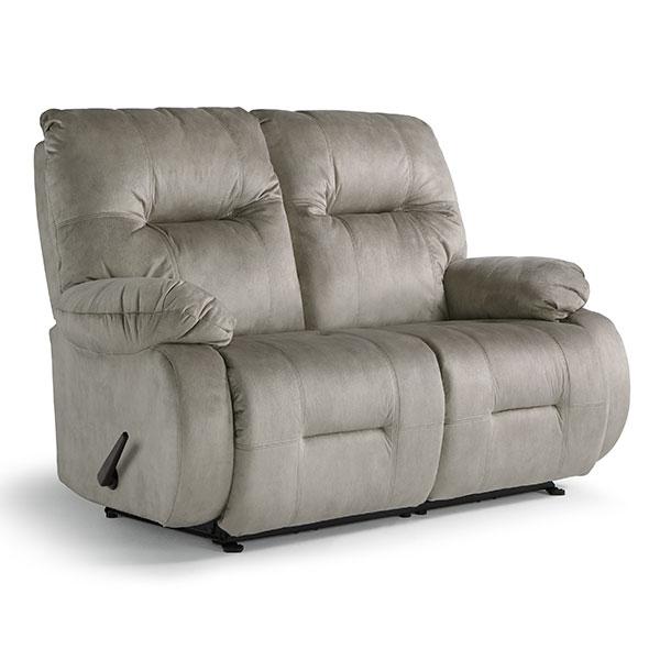 BRINLEY LOVESEAT LEATHER POWER HEAD TILT ROCKER CONSOLE LOVESEAT - L700CY7 - Holmwood's Furniture & Design Center (Somersworth, NH)