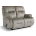BRINLEY LOVESEAT LEATHER POWER SPACE SAVER LOVESEAT- L700CP4 - Holmwood's Furniture & Design Center (Somersworth, NH)