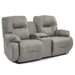 BRINLEY COLLECTION LEATHER POWER RECLINING CONVERSATION SOFA- U700CP4 - Holmwood's Furniture & Design Center (Somersworth, NH)