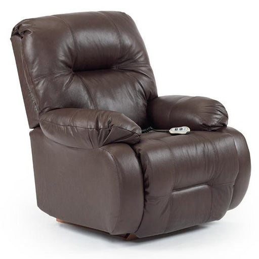 BRINLEY LEATHER POWER HEAD TILT ROCKER RECLINER- 8MZ87LU - Holmwood's Furniture & Design Center (Somersworth, NH)