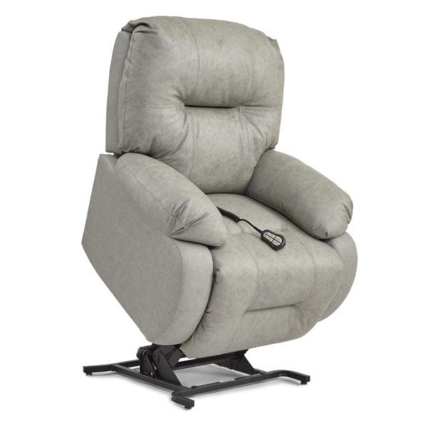 BRINLEY LEATHER POWER HEAD TILT ROCKER RECLINER- 8MZ87LV - Holmwood's Furniture & Design Center (Somersworth, NH)