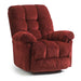 BROSMER LEATHER SPACE SAVER RECLINER W/ HEAT MASSAGE- 9MWH84LV - Holmwood's Furniture & Design Center (Somersworth, NH)
