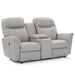CAITLIN LOVESEAT LEATHER SPACE SAVER LOVESEAT- L420CA4 - Holmwood's Furniture & Design Center (Somersworth, NH)