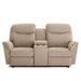 CAITLIN LOVESEAT LEATHER POWER SPACE SAVER CONSOLE LOVESEAT- L420CQ4 - Holmwood's Furniture & Design Center (Somersworth, NH)