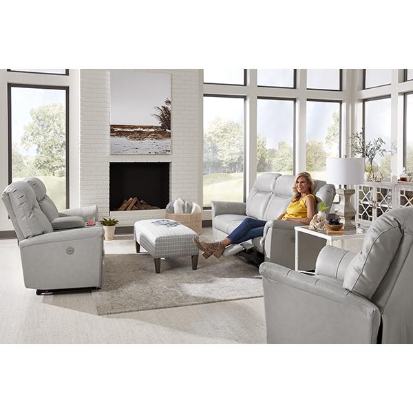 CAITLIN LOVESEAT POWER HEAD TILT ROCKER CONSOLE LOVESEAT - L420RY7 - Holmwood's Furniture & Design Center (Somersworth, NH)