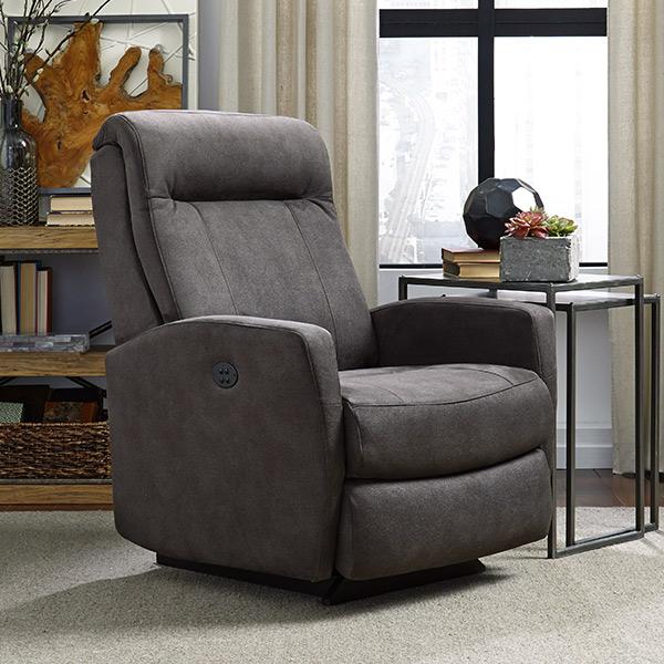 COSTILLA LEATHER POWER HEAD TILT SPACE SAVER RECLINER- 2AZ34LV - Holmwood's Furniture & Design Center (Somersworth, NH)