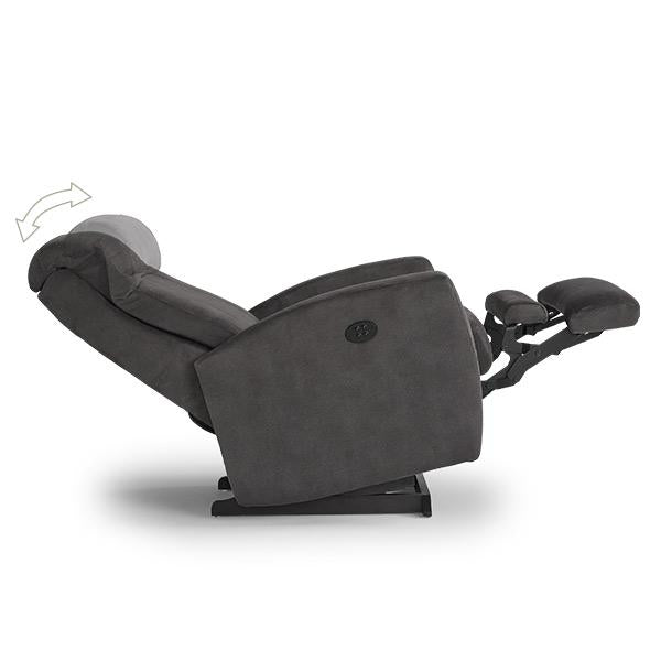 COSTILLA LEATHER POWER HEAD TILT SPACE SAVER RECLINER- 2AZ34LV - Holmwood's Furniture & Design Center (Somersworth, NH)