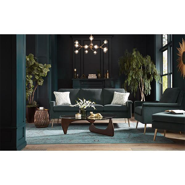 DACEY COLLECTION LEATHER STATIONARY SOFA- S11ELU - Holmwood's Furniture & Design Center (Somersworth, NH)