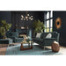 DACEY COLLECTION LEATHER STATIONARY SOFA- S11BNLU - Holmwood's Furniture & Design Center (Somersworth, NH)