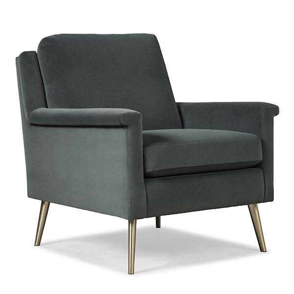 DACEY LEATHER CLUB CHAIR- C11ELU - Holmwood's Furniture & Design Center (Somersworth, NH)