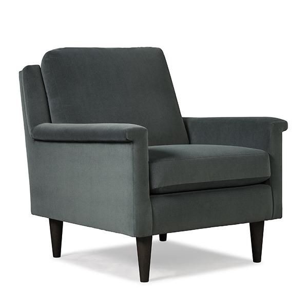 DACEY LEATHER CLUB CHAIR- C11BNLU - Holmwood's Furniture & Design Center (Somersworth, NH)