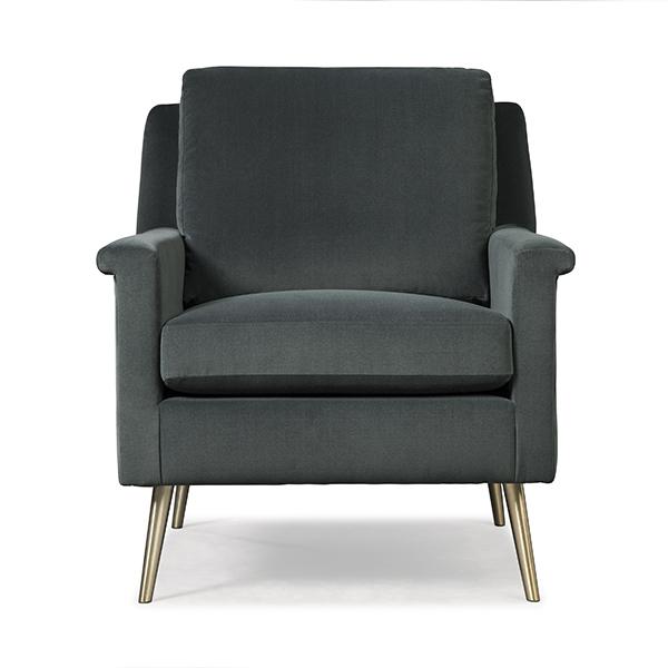 DACEY LEATHER CLUB CHAIR- C11BNLU - Holmwood's Furniture & Design Center (Somersworth, NH)
