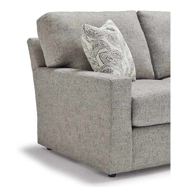DOVELY COLLECTION STATIONARY SOFA W/2 PILLOWS- S25 - Holmwood's Furniture & Design Center (Somersworth, NH)