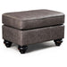 F64 LEATHER OTTOMAN- F64DWLU - Holmwood's Furniture & Design Center (Somersworth, NH)
