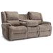 GENET COLLECTION LEATHER POWER RECLINING SOFA W/ FOLD DOWN TABLE- S960CP4 - Holmwood's Furniture & Design Center (Somersworth, NH)