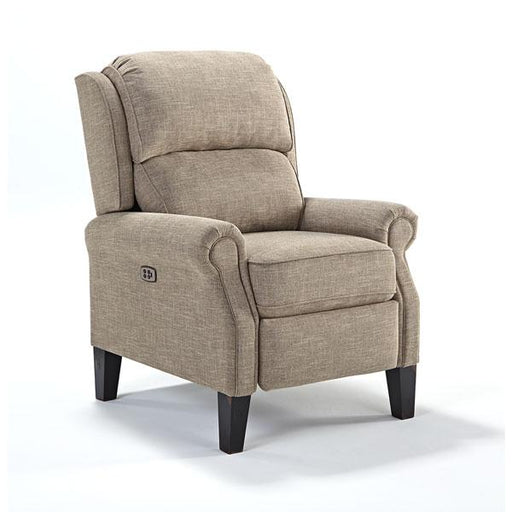 JOANNA LEATHER POWER HEAD TILT HIGH LEG RECLINER - 0LZ20DWLU - Holmwood's Furniture & Design Center (Somersworth, NH)