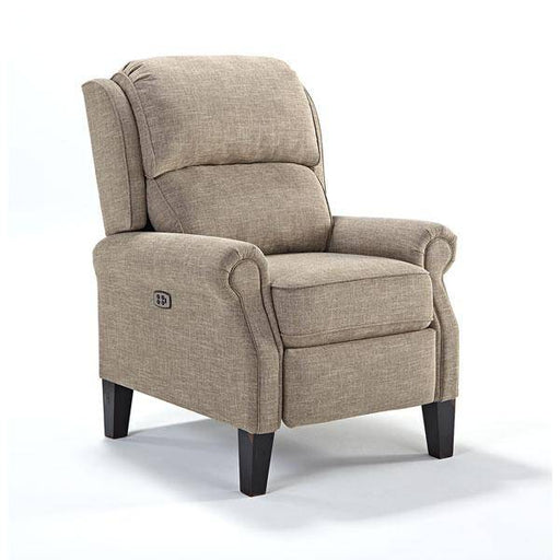 JOANNA LEATHER POWER HEAD TILT HIGH LEG RECLINER - 0LZ20RLU - Holmwood's Furniture & Design Center (Somersworth, NH)