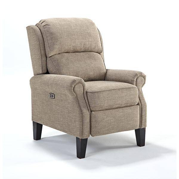 JOANNA LEATHER POWER HEAD TILT HIGH LEG RECLINER - 0LZ20RLU - Holmwood's Furniture & Design Center (Somersworth, NH)