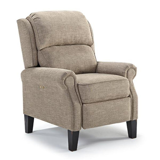 JOANNA LEATHER POWER HIGH LEG RECLINER- 0LP20DWLU - Holmwood's Furniture & Design Center (Somersworth, NH)